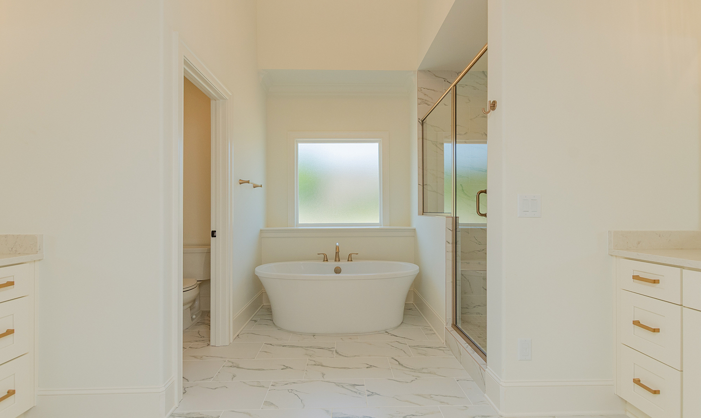 The Lucky Master Bathroom