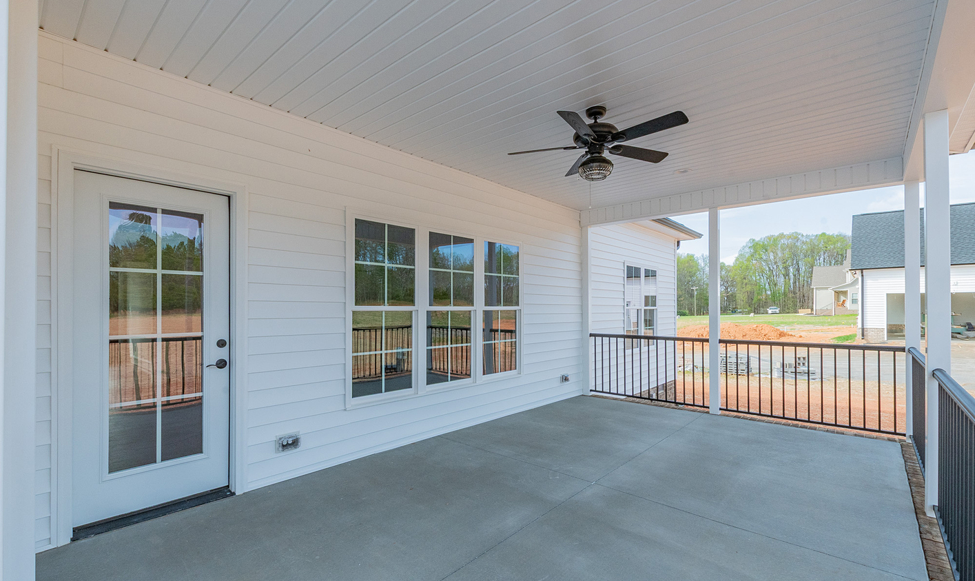 The Bowman III Back Porch 